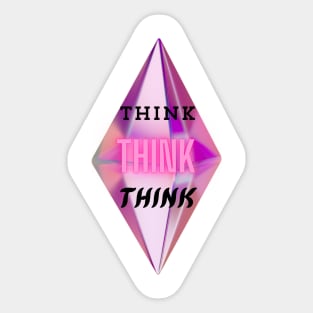 Think - think - think Sticker